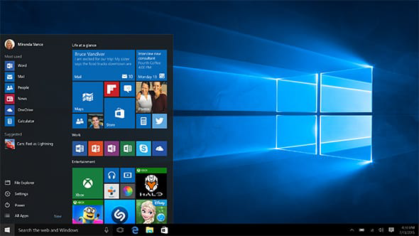 Systèmes d'exploitations Windows 10